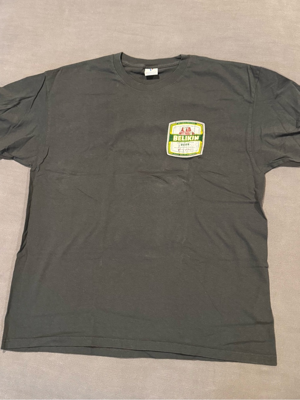 belkin Logo Black Short-Sleeve Men's T-Shirt